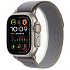 Apple Watch Ultra 2 49mm Natural Titanium Case Green/Gray Trail Loop M/L, Для других стран AWU2K-16